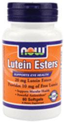 NOW: LUTEIN ESTERS 20mg  60 SGELS 1