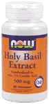 HOLY BASIL EXTRACT   90 VCAPS 1 from NOW