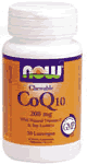 CoQ10 200mg & VIT E   30 LOZ 30 LOZ from NOW