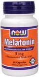 NOW: MELATONIN 3mg  60 CAPS 1