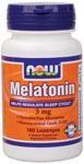 NOW: MELATONIN 3mg  180 LOZ 1