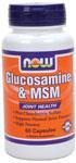 NOW: GLUCOS & M.S.M 750  250MG  60 CAPS 60