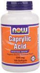 NOW: Caprylic Acid 600mg 100 Gels