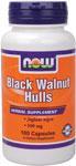 NOW: BLACK WALNUT HULLS 500MG   100 CAPS 100 caps