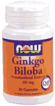 GINKGO BILOBA 60mg  120 CAPS 1 from NOW
