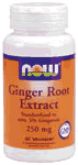 GINGER 5 /250MG STD EXT   90 VCAPS 1 from NOW