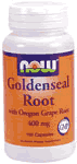 GOLDENSEAL & GRAPE RT 400mg  100 CAPS 1 from NOW