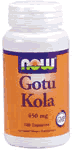 GOTU KOLA 450mg  100 CAPS 1 from NOW