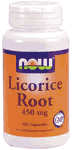 LICORICE ROOT 450mg  100 CAPS 1 from NOW