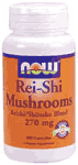 Rei-shi mushrooms 270mg  100 caps, 1