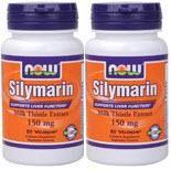 NOW: SILYMARIN 150mg TWIN 2 60 VCAPS