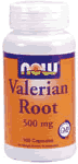 VALERIAN ROOT 500mg  100 CAPS 1 from NOW