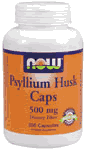 NOW - psyllium HUSK 500mg  200 CAPS 1