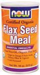 ORGANIC FLAX MEAL (FIBER CAN) 18 OZ, 1