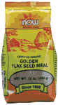 GOLDEN FLAX MEAL - ORGANIC   12 OZ 1 from NOW