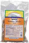 SESAME STICKS WW SALTED  9 OZ 1 from NOW