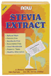 STEVIA EXTRACT PACKETS  100/BOX 1 from NOW