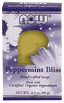 ORGANIC PEPPERMINT SOAP BAR 1 from NOW