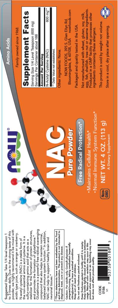 NOW: N-acetyl cysteine NAC Pure Powder 4oz