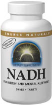 CO-E1 NADH 20mg tab 10 tabs from SOURCE NATURALS