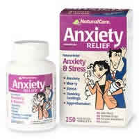 Anxiety Relief 120 tabs from NATURALCARE PRODUCTS INC