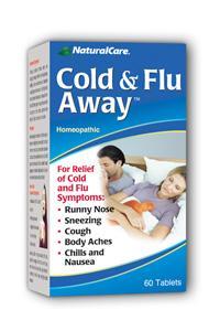Cold & Flu Away 60 tabs from NATURALCARE PRODUCTS INC