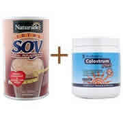 NTS Chocolate and Colostrum Plus Powder 1.1lb + 2.25oz from NATURADE
