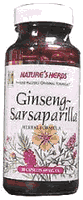 Ginseng-Sarsaparilla Combo 100 caps from NATURE'S HERBS