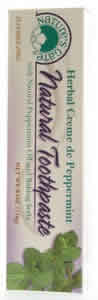 Toothpaste Creme de Peppermint 3 oz from NATURE'S GATE