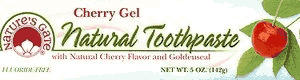 Toothpaste Cherry Gel 5 oz from NATURE'S GATE