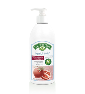 POMEGRANATE SUNFLOWER VELVET MOIST BODY WASH 2OZ from NATURES GATE