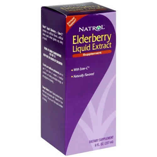 Ester-C with Elderberry Liquid 250mg 8 fl oz from NATROL