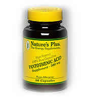 PANTOTHENIC ACID 500 MG CAPS 60 60 ct from Natures Plus
