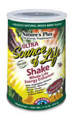 Ultra Source of Life with Lutein Shake (34g) x 8 packets from Natures Plus