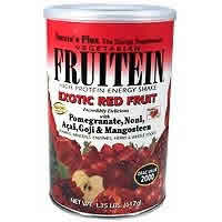Natures Plus: Fruitein Exotic Red Fruit Shake 1.4lb Powder
