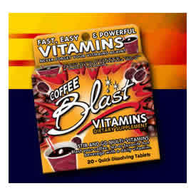Coffee Blast Clip Strip 20 tabs/12 pc from NUTRITION NOW