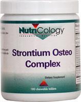NUTRICOLOGY: Strontium Osteo Chewable 180 ct