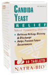 Candida Yeast Relief 90 tabs from NATRA-BIO/BOTANICAL LABS