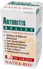 Arthritis Relief 90 tabs from NATRA-BIO/BOTANICAL LABS