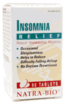 Insomnia Relief 90 tabs from NATRA-BIO/BOTANICAL LABS