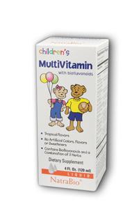 Natra-bio/botanical labs: Children's multi-vitamin 4 fl oz