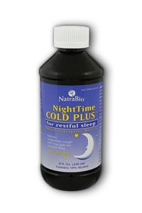 NATRA-BIO/BOTANICAL LABS: Nighttime Cold Plus 8 oz