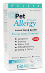 bioAllers Pet Allergy For People 60 tabs from NATRA-BIO/BOTANICAL LABS