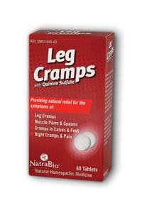 NATRA-BIO/BOTANICAL LABS: Leg Cramps 60 tabs
