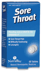 Natra-bio/botanical labs - Sore throat relief 60 tabs
