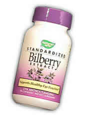 Bilberry Standardized Extract 90 vegicaps from NATURE'S WAY