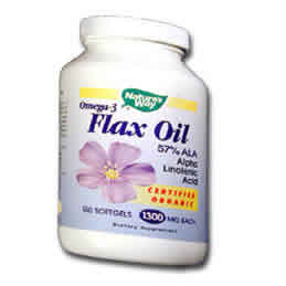 Flax Oil 70% ALA 1300mg 100 softgels from NATURE'S WAY