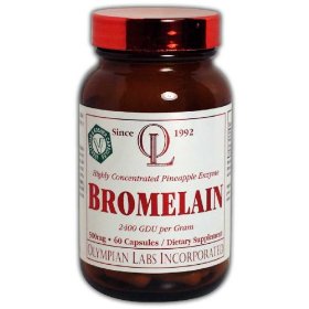 Bromelain 500mg 2400 GDU/g 60 caps from OLYMPIAN LABS