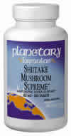 Shiitake Mushroom Supreme 650 mg 200 tabs from PLANETARY FORMULAS