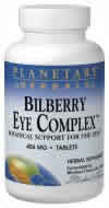 Bilberry Eye Complex 120 tabs from PLANETARY FORMULAS